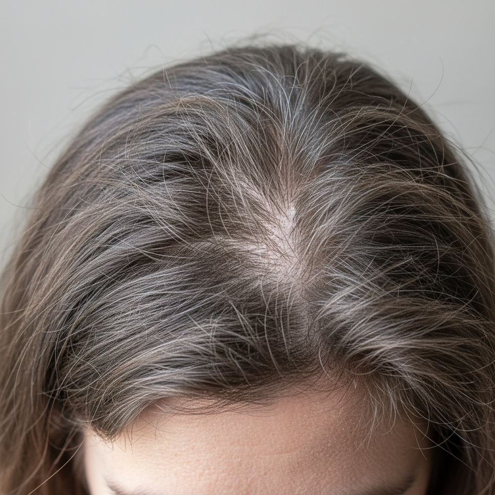 Before - Thin Flat Hair